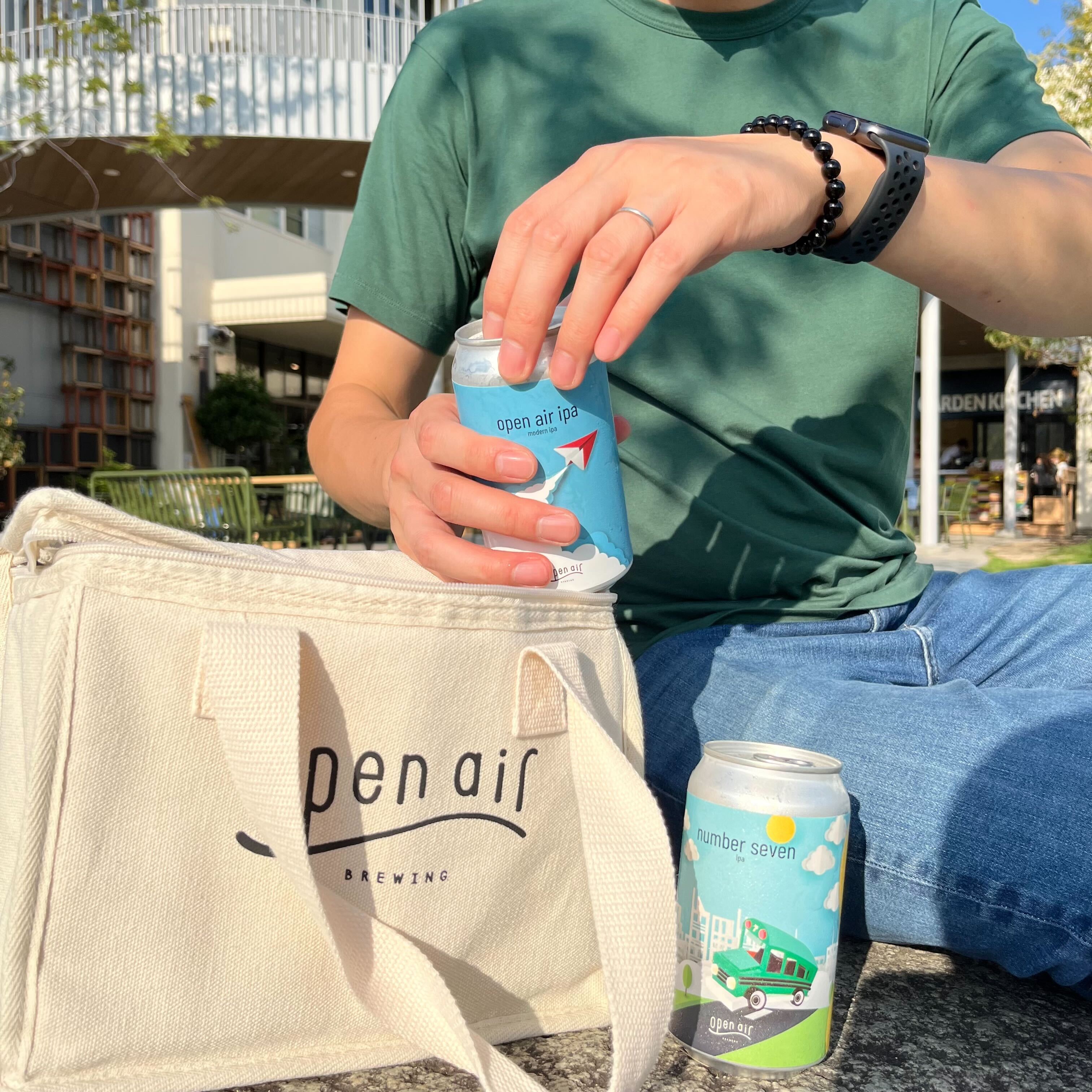 open airビールの缶が6本入る保冷バック – open air 公式オンラインストア